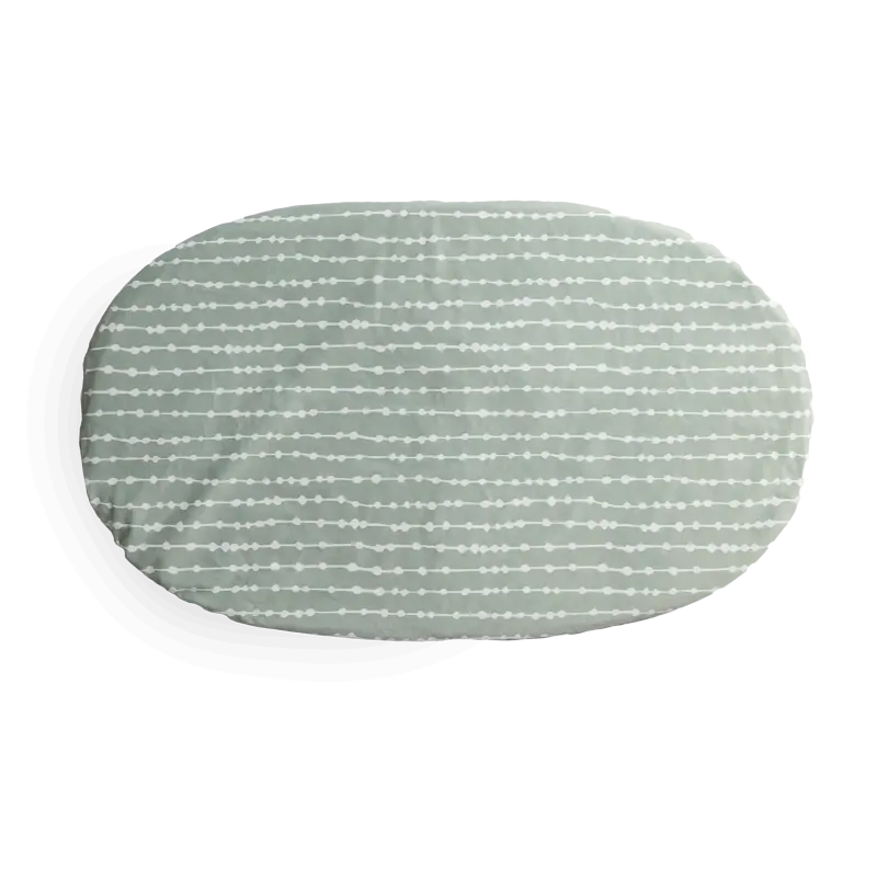 4moms mamaRoo sleep bassinet sheet SAGE