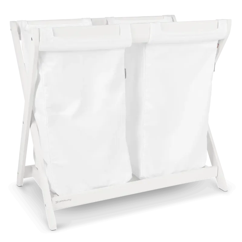 Bassinet Stand & Hamper Insert Bundle White
